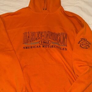 VINTAGE Harley-Davidson Hooded Sweatshirt